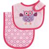 imageLuvable Friends Unisex Baby Bib and Burp Cloth Set Blue One SizePink