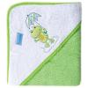 imageLuvable Friends Unisex Baby Cotton Hooded Towel Pink One SizeGreen