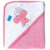 imageLuvable Friends Unisex Baby Cotton Hooded Towel Pink One SizePink