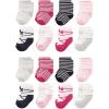 imageLuvable Friends Unisex Baby Cotton Rich Terry Socks 16PackStripe Ballet