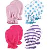 imageLuvable Friends Unisex Baby Cotton Scratch MittensPink Purple