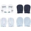 imageLuvable Friends Unisex Baby Cotton Scratch MittensTrain