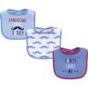 imageLuvable Friends Unisex Baby Cotton Terry Drooler Bibs with Fiber FillingBoy Daddy