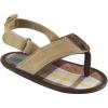 Tan Plaid Sandal