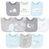 imageLuvable Friends Unisex Baby Interlock Cotton Drooler Bibs Boy Basic Elephant One SizeBoy Basic Elephant