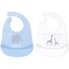 imageLuvable Friends Unisex Baby Silicone BibsLittle Peanut