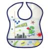 imageLuvable Friends Waterproof Feeder Bib with Crumb Catcher Pocket SuperheroSuperhero