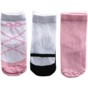 imageLuvable Friends 3 Pack Shoe Socks PinkPink