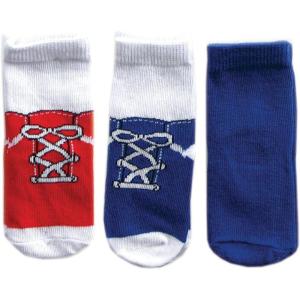 imageLuvable Friends 3Pack Shoe Socks Blue 1224