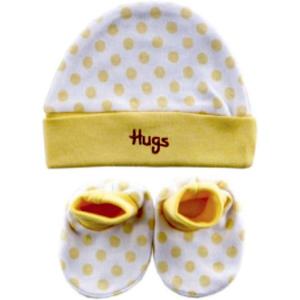 imageLuvable Friends Baby Girls Cap and Booties SetYellow