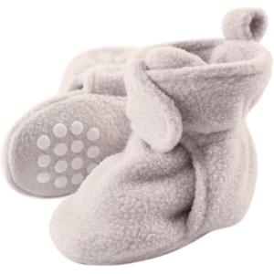 imageLuvable Friends Baby Girls Cozy Fleece BootiesGrey