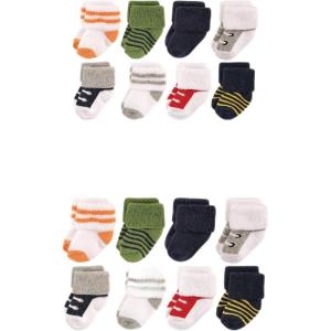 imageLuvable Friends Baby Grow with Me Cotton Terry SocksAthletic 16pack