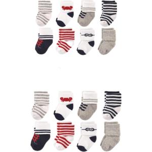 imageLuvable Friends Baby Grow with Me Cotton Terry SocksNautical 16pack