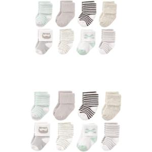 imageLuvable Friends Baby Grow with Me Cotton Terry SocksOwl 16pack
