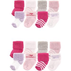 imageLuvable Friends Baby Grow with Me Cotton Terry SocksPink Mom