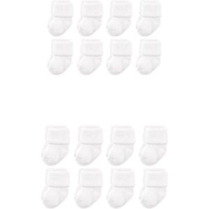 imageLuvable Friends Baby Grow with Me Cotton Terry SocksWhite 16pack