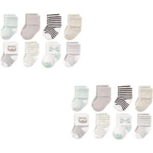 imageLuvable Friends Baby Newborn and Baby Terry Socks MultipackOwl 16piece