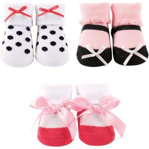 imageLuvable Friends Baby Socks GiftsetCoral Black
