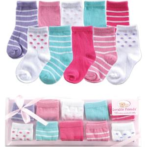 imageLuvable Friends Baby Socks GiftsetPink 10pack