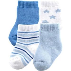 imageLuvable Friends BabyGirlsBabyBoys Computer Cushion Socks Blue 618 Months