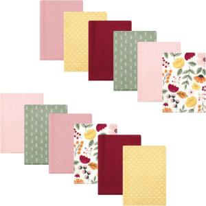 imageLuvable Friends Hudson Baby Flannel Burp Cloths 12pkAutumn Floral