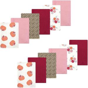 imageLuvable Friends Hudson Baby Flannel Burp Cloths 12pkLittle Pumpkin