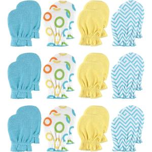 imageLuvable Friends Scratch Mittens 12 Pack Yellow Patterns