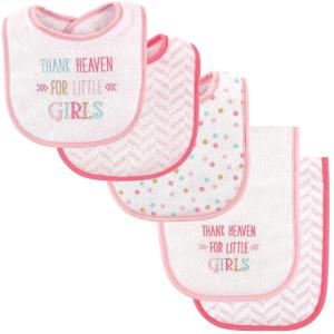 imageLuvable Friends Unisex Baby Bib and Burp Cloth Set Boy Thank Heaven One SizeGirl Thank Heaven