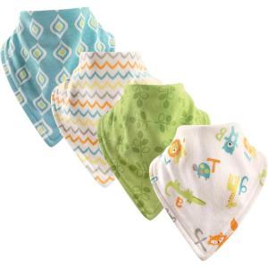 imageLuvable Friends Unisex Baby Cotton Bandana BibsAbc