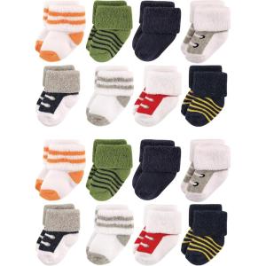 imageLuvable Friends Unisex Baby Cotton Rich Terry Socks 16PackAthletic