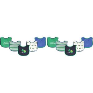 imageLuvable Friends Unisex Baby Cotton Terry Drooler Bibs with PEVA BackTurtle
