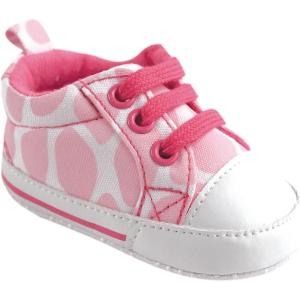 imageLuvable Friends Unisex Baby Crib ShoesPink Giraffe