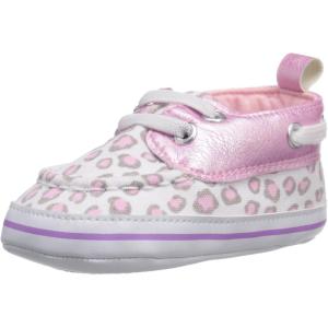imageLuvable Friends Unisex Baby Crib ShoesPink With Leopard Print