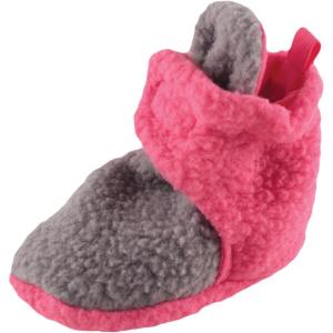 imageLuvable Friends Unisex Baby Fleece BootiesGray Pink