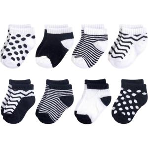 imageLuvable Friends Unisex Baby Fun Essential SocksBlack White