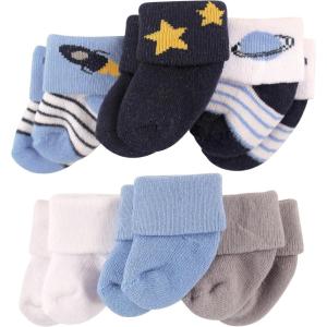 imageLuvable Friends Unisex Baby Newborn and Baby Socks SetSpace