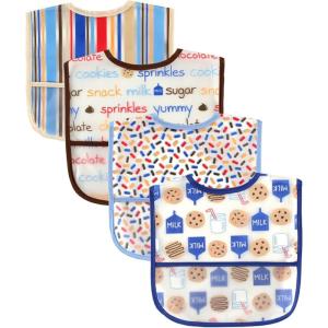 imageLuvable Friends Unisex BabyWaterproof PEVA BibsCookie