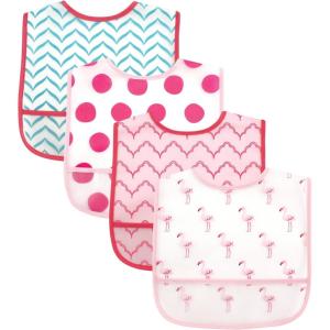 imageLuvable Friends Unisex BabyWaterproof PEVA BibsFlamingo