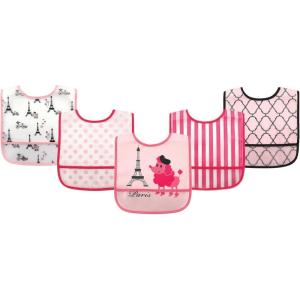 imageLuvable Friends Unisex BabyWaterproof PEVA BibsFrench Poodle