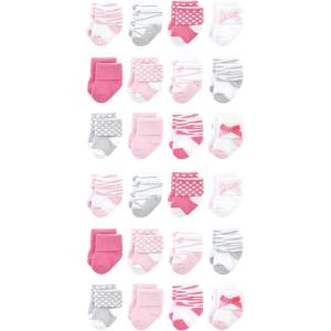 imageLuvable Friends Unisex Cotton Rich Baby Terry Socks 24PackBallet