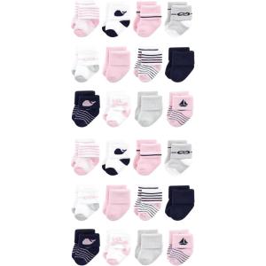 imageLuvable Friends Unisex Cotton Rich Baby Terry Socks 24PackSailboat