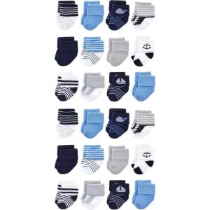 imageLuvable Friends Unisex Cotton Rich Baby Terry Socks 24PackWhale