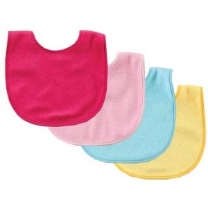 imageLuvable Friends Waterproof Absorbent Bib Pink 4CountPink