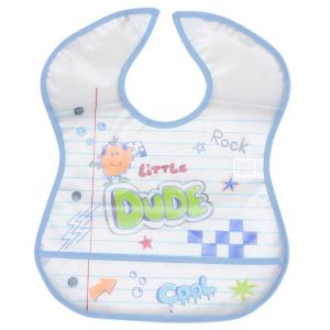 imageLuvable Friends Waterproof Feeder Bib with Crumb Catcher Pocket SuperheroDude