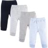 imageLuvable Friends Baby Boys Cotton PantsPowder Blue Stripe