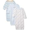 imageLuvable Friends Baby Girls Cotton GownsBlue