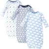 imageLuvable Friends Baby Girls Cotton GownsBoy Clouds
