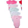 imageLuvable Friends Basic Colors Bodysuit 5 Pack Pink 69 Months