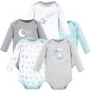 imageLuvable Friends babygirls Cotton Longsleeve BodysuitsBoy Basic Elephant