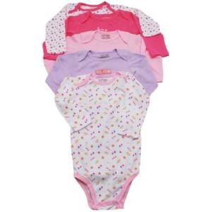 imageLuvable Friends 5 Pack Long Sleeve Bodysuits 18 Months